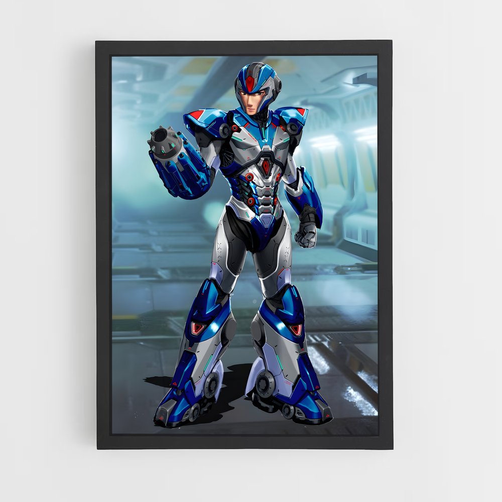 Poster Rush megaman – affiche Mega man (vue 2)